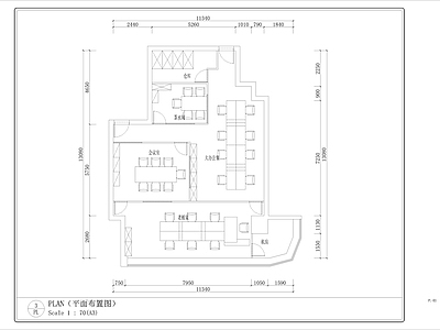 120平办公室 施工图