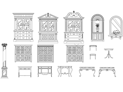 欧式家具 图库