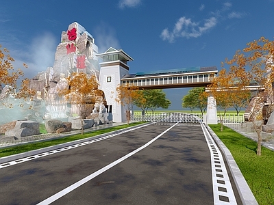 古典入口大门