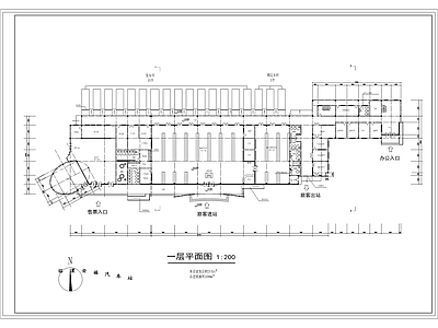 客运站建筑 施工图