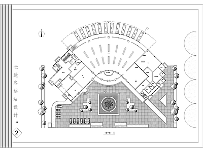 长途汽车站建筑 施工图
