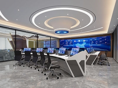 现代指挥大厅 会议室