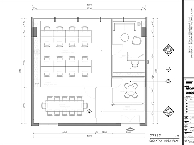 办公室全套 施工图