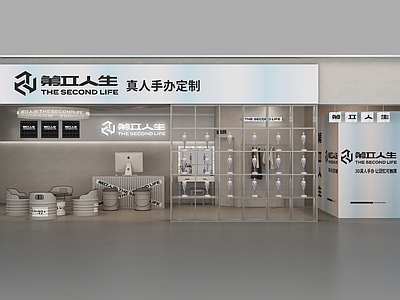 工业风潮玩店 真人手办店