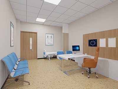 现代医院诊疗室 病房诊 普通医院