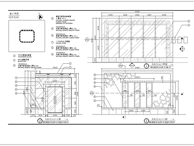 人防出入口细部 施工图 建筑通用节点