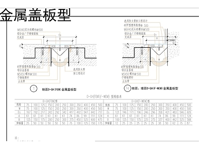 建筑变形缝节点图集合 施工图 建筑通用节点