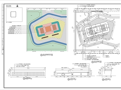 活动场地细部 施工图 游乐园