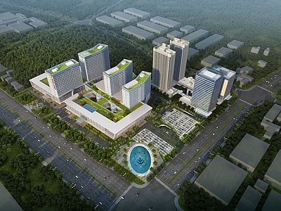 现代风格医院建筑