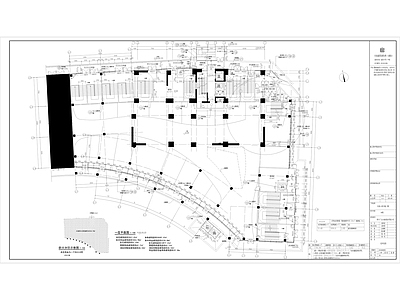 现代简约商住楼建筑 施工图