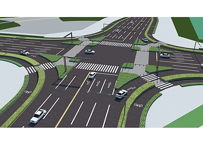 现代道路景观