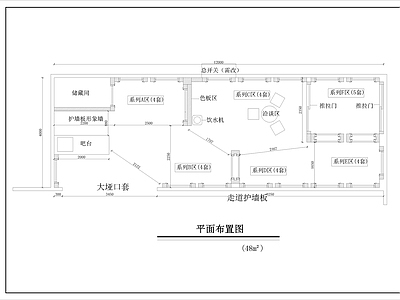 木门专卖店装修 施工图