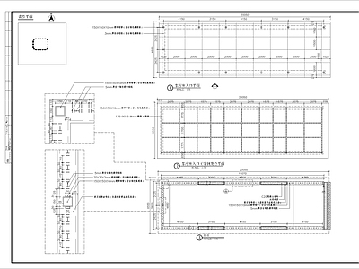 雕花地下车库细部 施工图 建筑通用节点