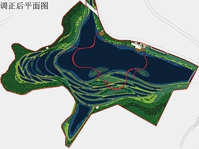 土人景观湿地公园景观设计 施工图 休闲景观