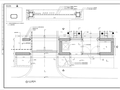 小区入口门楼细部 施工图 建筑通用节点