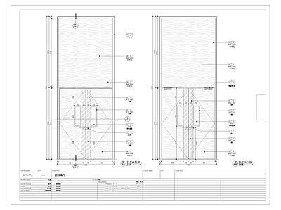 酒店公区门表大样图 施工图 通用节点