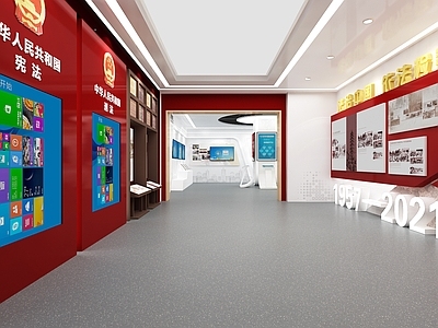 现代党建展厅 互动触摸屏 一体机