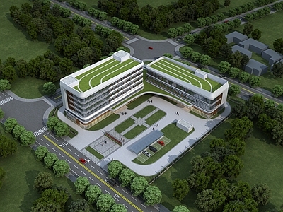 现代风格医院建筑