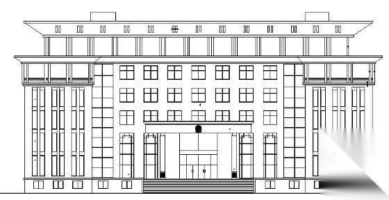 某六层检察院办公楼建筑方案图