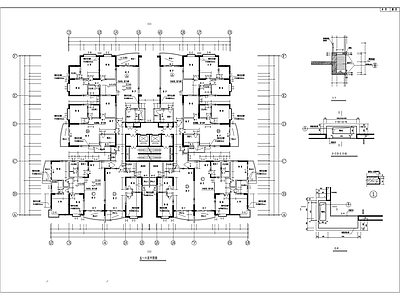 高层商住楼建筑 施工图