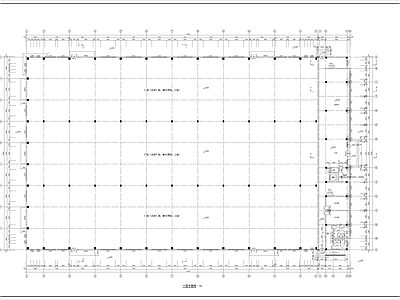 厂房及办公楼全套建筑图 施工图 工业建筑