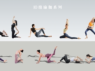 女人 瑜伽健身