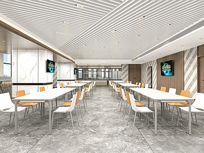 现代自助餐厅