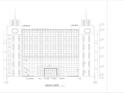 建筑点式玻璃幕墙详图 施工图 节点 结构节点图