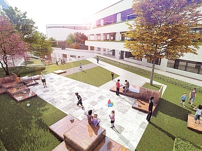 校园景观 学校