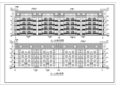 多层住宅楼总图 施工图