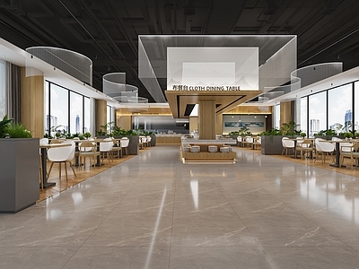 现代自助餐厅