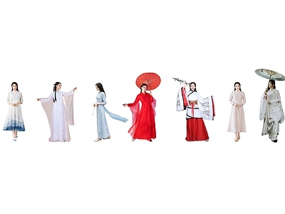 2D古风汉服人物