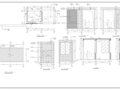 特色保安亭 施工图 建筑通用节点