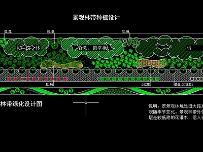 道路街区景观平面图