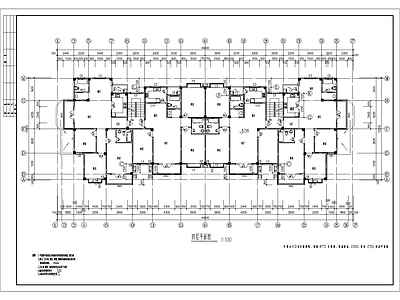 住宅区1号楼建筑 施工图