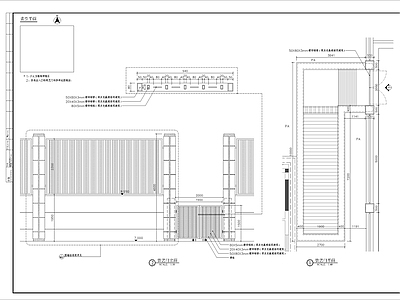 滚轮铁艺门细部 施工图 通用节点 门节点