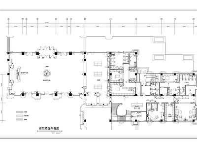 会所室内全套 施工图