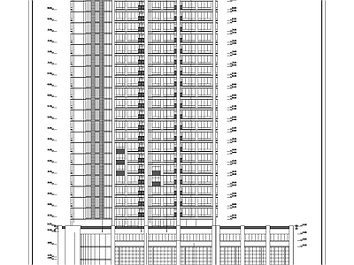 国际大厦办公楼建筑 施工图