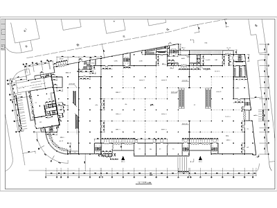 大型商场建筑 施工图 概念方案