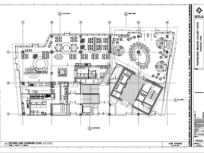 某酒店公区室内 施工图