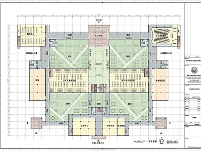 图书馆建筑 施工图