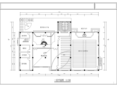 中学图书馆科技楼建筑 施工图