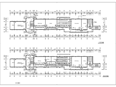 五层图书馆建筑 施工图