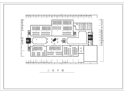 四层图书馆建筑 施工图