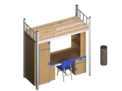 现代宿舍床 注塑工艺 宿舍 铁架床 成人