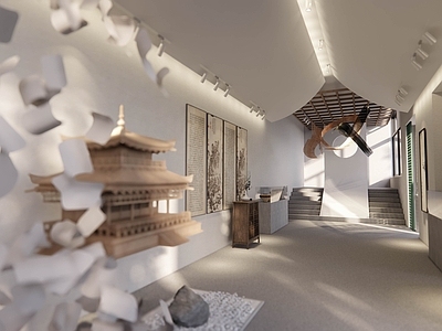 现代美术馆 展厅 校园空间