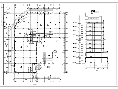 小区住建筑 施工图