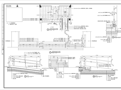 无障碍坡道细部 施工图