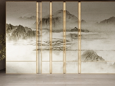 新中式屏风