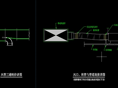 暖通常用详细大样 施工图